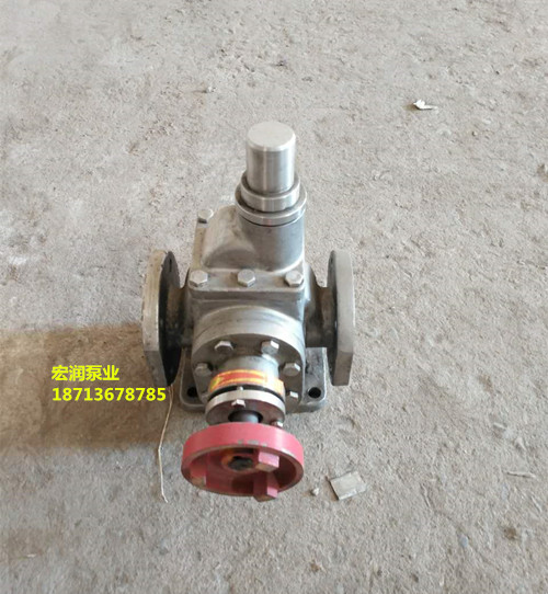 供应宏润牌不锈钢圆弧齿轮泵-产品规格YCB-5/0.6型